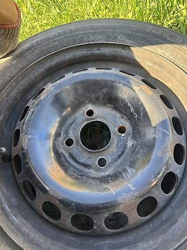 r16 4100: Колеса в сборе 185 / 60 / R 14, Лето, Б/у, Комплект, Легковые, Железные, отверстий - 4 — 4