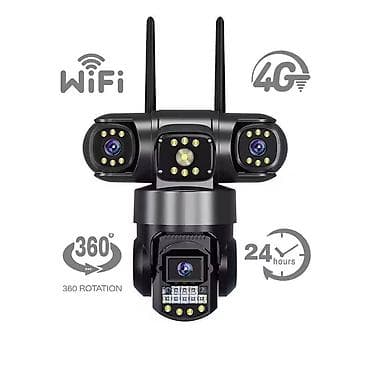 canon eos 7d: 🎥Уличная Беспроводная Трехкамерная видеокамера WIFI ✅Модель: SZ — 1