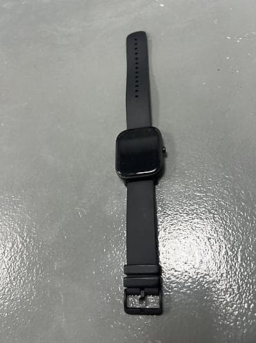 mi9 t pro: Смарт-часы с прямоугольным экраном и черным силиконовым ремешком — 3