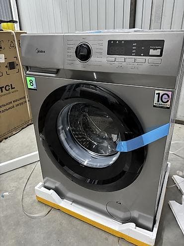 телевизор на машину: Стиральная машина автомат Midea, Новый, До 8 кг, Полноразмерная — 2