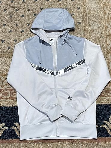 Толстовки: Толстовка Nike с капюшоном на молнии. - Модель: худи на молнии с — 2