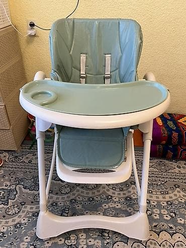 детское кресло в комнату: Детский стульчик для кормления. - Удобный поднос с бортиком и круглым — 1