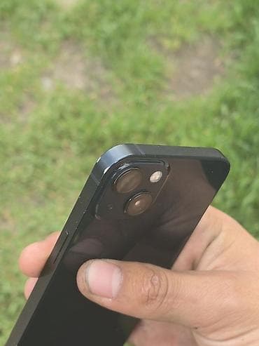 IPhone 13, Б/у, 128 ГБ, Sierra Blue, Чехол, 77 % — 9