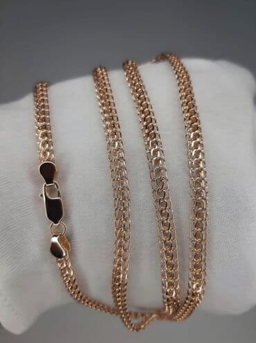 продаю золотую цепочку: Элегантная золотая цепочка с плетением "Бисмарк", выполненная из — 5