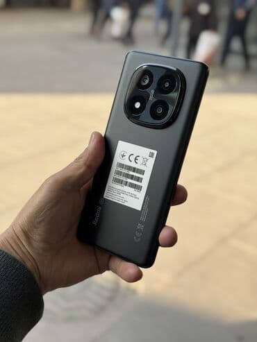 оборудование для ремонта сотовых телефонов: Redmi, Redmi Note 14 Pro Plus, Б/у, 256 ГБ, цвет - Черный, 2 SIM — 1