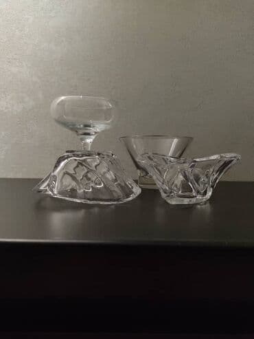 4 предмета: 2 емкости Elan Gallery для сервировки для закусок