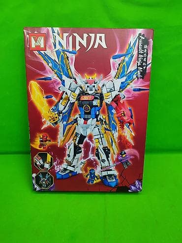 Детские электрокары: Конструктор Ниндзя робот для детского развития⭐ Комплектация товара — 4