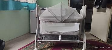 Люлька, Новый, Колыбель, МДФ, цвет - Серый, Самовывоз