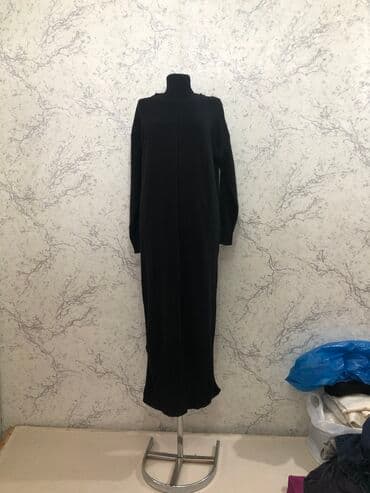 свадебное платье для беременных напрокат: L, цвет - Черный — 1