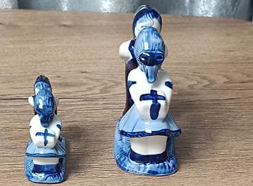 Книги и журналы: Фарфоровые фигурки «Целующаяся пара» (Нидерланды), набор из 2 — 5