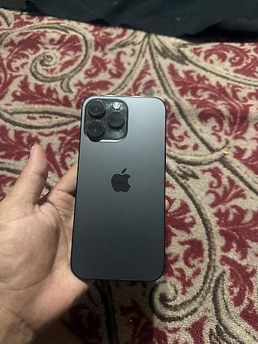 IPhone 14 Pro Max, Б/у, 256 ГБ, Black Titanium, Защитное стекло, Чехол, 79 %