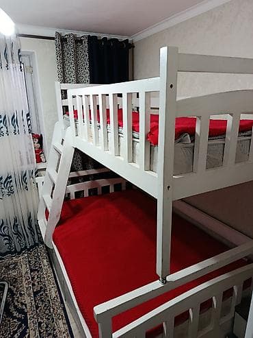 Детская мебель: Двухъярусная кровать, Б/у, С выкатной системой — 2