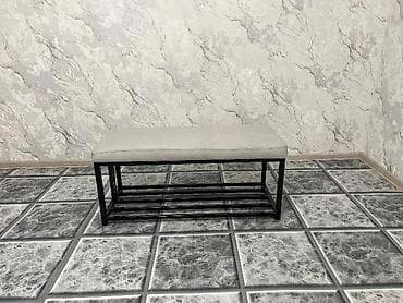 полки для цветы: Банкетка, С полками, цвет - Серый — 2