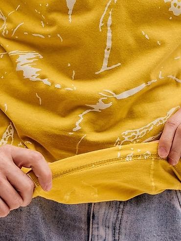 Футболки: Футболки оптом - Унисекс базовые футболки с принтом «мраморные — 8