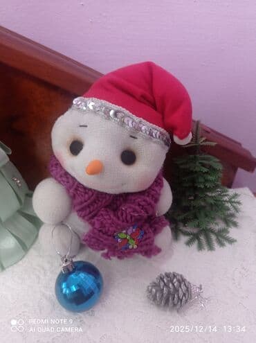 детская обувь для дома: Продаю интерьерных кукол ручной работыты мышку и снеговика по 500с. за — 6