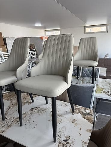 Стул для кухни, Железо, цвет - Серый at lalafo.kg Стул для кухни, Железо, цвет - Серый