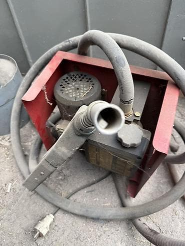 насос бензиновый: Электрический топливный насос с пистолетом и счётчиком - Комплект — 7