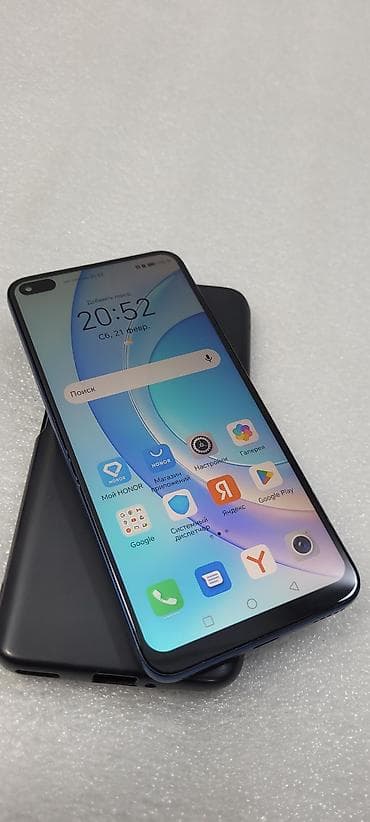 oppo a5: Honor 50 Lite, Б/у, 128 ГБ, цвет - Синий, 2 SIM — 2
