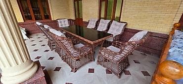 кашпо ротанг: Комплект садовой мебели, Ротанг — 7