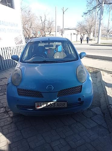 Nissan March: 2002 г., 1.3 л, Автомат, Бензин, Хэтчбэк at lalafo.kg Nissan March: 2002 г., 1.3 л, Автомат, Бензин, Хэтчбэк