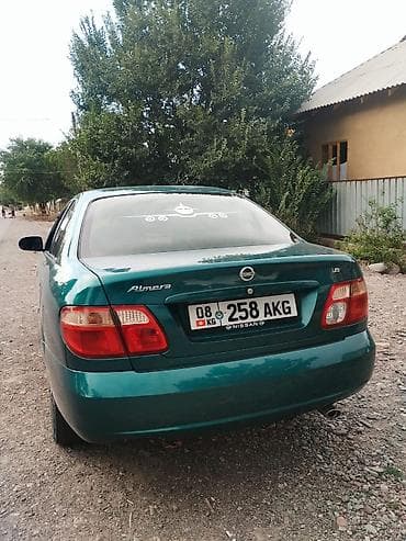 black ice: Nissan Almera: 2003 г., 1.8 л, Механика, Газ, Седан — 4