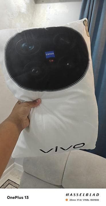 чехол нот 7: Декоративная подушка с принтом VIVO x200 pro ZEISS - Формат — 5