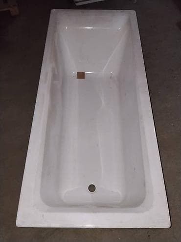 акриловые краски для ванны: Прямоугольная акриловая ванна - Классическая форма с широкими бортами — 1