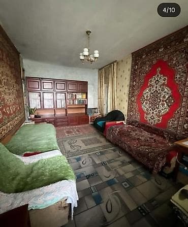 105: 2 комнаты, 48 м², Аламедин-1 мкр 105 серия, 9 этаж, Требуется ремонт — 1