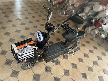 мопед рига 26: Электровелосипед/электроскутер - Компоновка: низкая рама с — 1