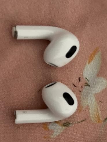 одно ухо: Беспроводные вкладыши наушники, Apple, Airpods 3 — 5