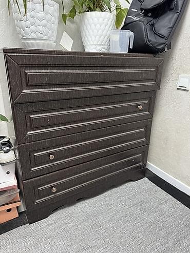 шкафы для одежды бишкек: Комод для одежды, Без зеркала, ЛДСП, цвет - Коричневый — 1