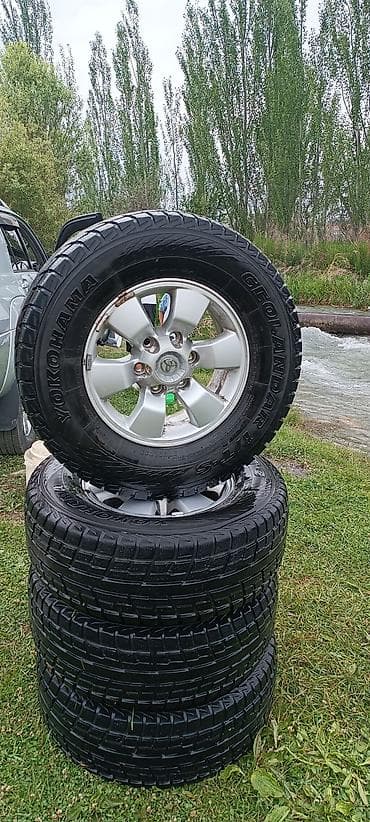 колосо: Дөңгөлөктөр монтажда 265 / 70 / R 16, Кыш, Колдонулган, Комплект, Жол тандабастар (АТ/МТ), Куйма, тешиктери - 6 — 4