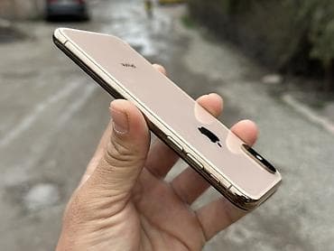 apple 11 pro max: IPhone Xs, Б/у, 512 ГБ, Золотой, Защитное стекло, Чехол, 76 % — 3