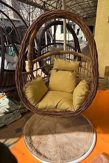 кресло буу: Асма кресло, түсү - Күрөң — 4