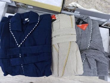 домашние халаты больших размеров: Халат, Вафельное полотно, Турция, L — 5