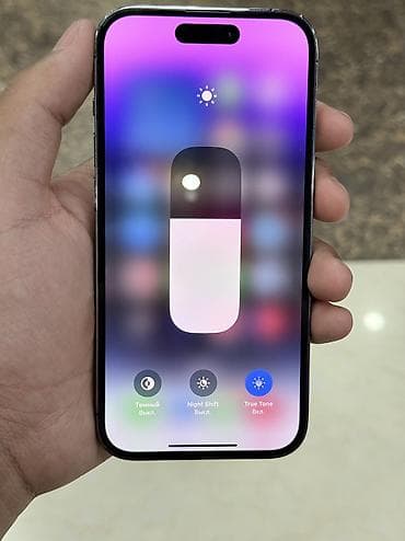 iphone 17: IPhone 14 Pro, Б/у, 256 ГБ, Deep Purple, Защитное стекло, Чехол, 79 % — 4