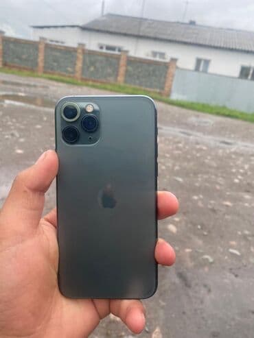 бу 11 айфон: IPhone 11 Pro, Колдонулган, 256 ГБ, Жашыл, Коргоочу айнек, 72 % — 4