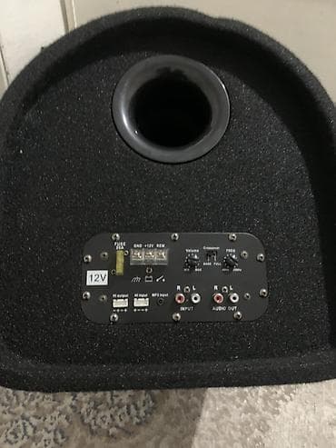 Автоунаа акустикасы: Автомобильный активный сабвуфер в корпусе (цилиндр). Характеристики и — 3