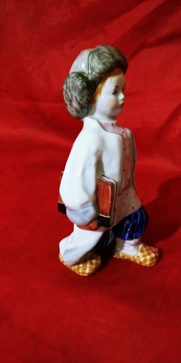 продажа статуэток: Фарфоровая статуэтка. ЛФЗ. Филипок 1960 год. редкая,(ОРИГИНАЛ) не — 6