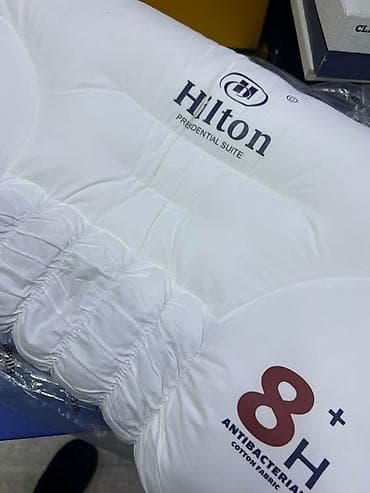 Текстиль: Ортопедическая подушка HILTON (защита шеи) Размер: 48х74 Наполнитель — 2