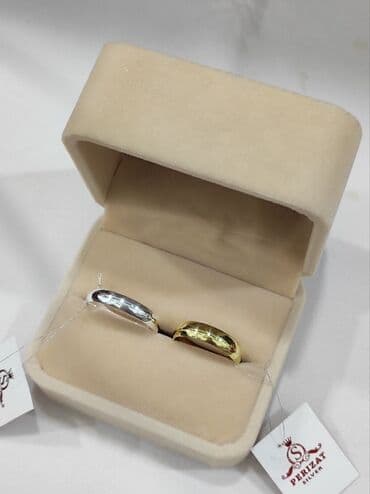 свадебные наборы ручной: Серебряные обручальные кольцы Серебро с напылением жёлтое золото 925 — 2