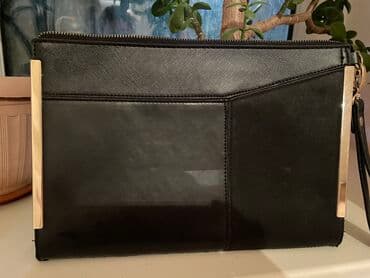 купить мужской клатч из натуральной кожи ручной работы: Продаю красивый клатч “No Name” из комбинированной эко кожи и замши — 1