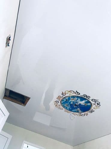 натяжные потолок ош: Натяжной потолок Глянцевое, Матовое, 3D потолки Гарантия, Бесплатная консультация, Бесплатный замер — 14