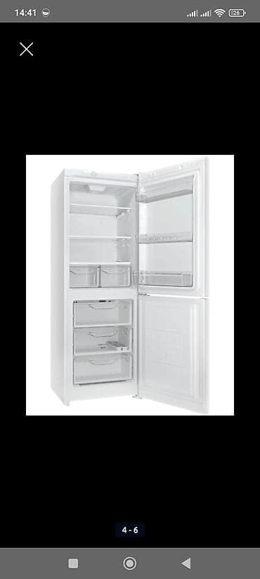 Муздаткыч Indesit, Колдонулган, Эки камералуу, 60 * 185 * 60 — 5