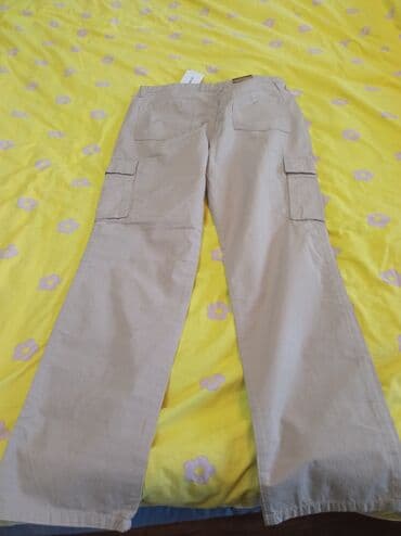 брендовые мужские спортивные костюмы из турции: Брюки мужские, бежевые,,летние,производство Турция,размер 32,новые — 5