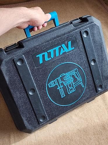 sds max: Перфоратор TOTAL Rotary Hammer 1050W в кейсе 📍 Адрес: 5 микрорайон — 10