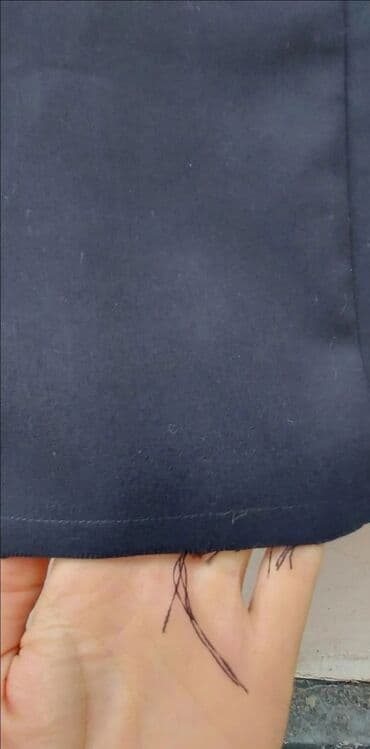 короткое трикотажное платье с длинным рукавом: 🏷Платье-туника новое в полоску без этикетки(верх теплый) На 44-46 — 4