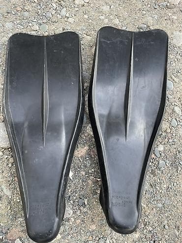 зимный обувь: Ласты «Акванавт» (СССР) - Материал: эластичная резина. - Модель — 1