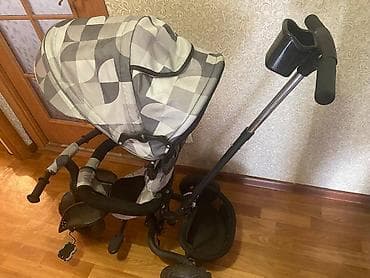 Детский мир: Детская велоколяска, б/у, 3500 сом — 3