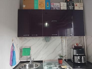 кухонный уголок фото и цены: Кухонный гарнитур модульный, глянец, цвет: темно-сливовый/фиолетовый — 1